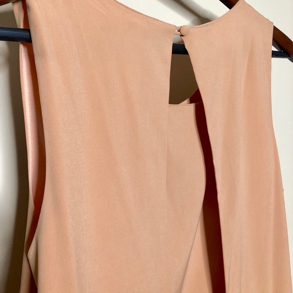 Forever 21 Pale Peach Open Back Zip Sheath Dress - Picture 6 of 9